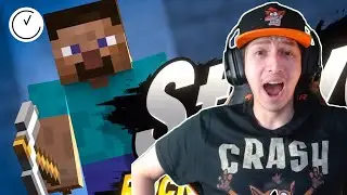 MINECRAFT STEVE IN SMASH REACTION!