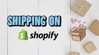 How to Set Up SHIPPING OPTIONS on Shopify Store 📦 | @sewquaint