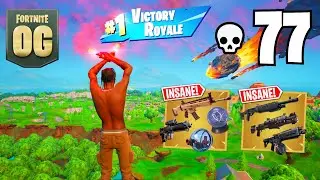 High Elimination TRAVIS SCOTT Solo vs Squads WINS Full Gameplay (Fortnite OG Chapter 1 Season X)!