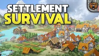 Jogo incr&iacute;vel de vilas, com demo dispon&iacute;vel! - Settlement Survival | Jogo R&aacute;pido - Gameplay 4k PT-BR