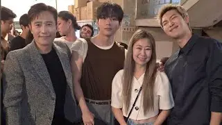 Shocking Crossover Alert BTS Star V Spotted with Hollywood Icon Lee Byung hun and K Pop Animation Ge