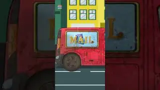 Mail Truck Wash #mailtruck #truck #youtubekids #shorts #forkids #viral #yt