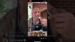 The Rock while in quarantine having his CHEAT MEAL 👀