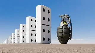 Giant Grenade Epic Domino Effect Destruction VFX