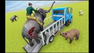 Animal Zoo Transport Simulator &  Best Android GamePlay & Real Tractor Farm Animal
