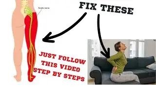 Complete Exercise guide to treat low back pain and sciatica pain (Stretching)