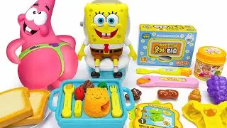 TOY ASMR  SpongeBob Toilet Eating Set 🚽 | Relaxing ASMR Unboxing !!!