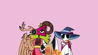 Zooble and Gangle get Burger King (TADC cast playing DND animated)