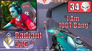 Learn From Fake 100T Bang How To Rank Up Using Jett To Frag | In Sunset | VALORANT