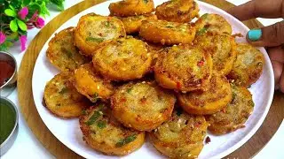 Вкусный и хрустящий рецепт завтрака, приготовленный из сырого картофеля и муки всего за 5 минут ‼...