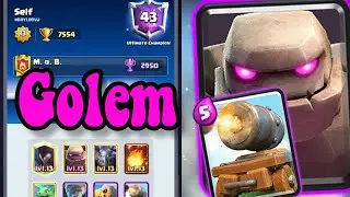 Best Golem cannon cart Deck in Clash Royale 🏆 Seif Ehab gameplays