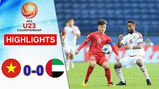 U23 VietNam vs U23 UAE 0-0 highlights U23 championship 2020