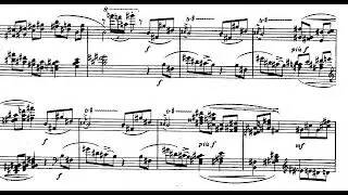 Olivier Messiaen - Rondeau for Piano (1943) [Score-Video]