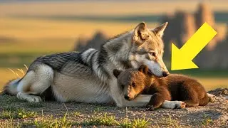 How a wolf's 'impossible' choice to protect a grizzly bear cub became the story that rewrote the....