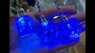 2D Crystal Keychain