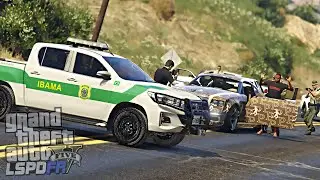 IBAMA EM OCORRÊNCIA PMPA - GTA V Rotina Policial - GTA V MOD POLICIA