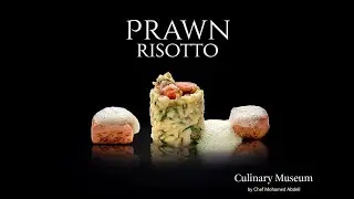 Creamy Prawn Risotto with Torch-Finished Sous Vide Salmon | Michelin-Style Seafood Recipe