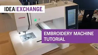 How to Set Up the Embroidery Machine