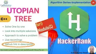 25:Utopian Tree | Hackerrank C++ Algorithm Solution