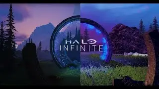 Infinite Forges: Halo Infinite TITLE SCREEN Remade In Halo 5 Forge..