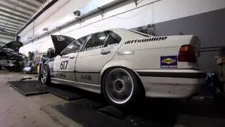 1996 BMW 328i (Spec E36 racer) dyno run