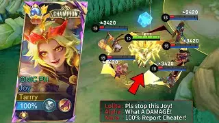 TOP SUPREME JOY VS ENEMY TOP GLOBAL HERO AND HIGH RANK!💀(MUST WATCH)~ML
