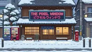 Walking home for Christmas... | Snowy City Pixel Art | Lofi Hip Hop