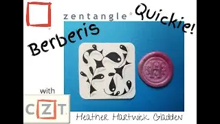 Berberis | Zentangle® Quickie
