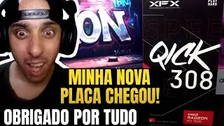 UNBOXING RX 7600S 🔥 Minha Nova Placa de V&iacute;deo | Valeu Demais Galera ❤️