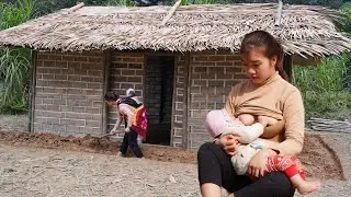 FULL VIDEO; Single mother completes construction of bamboo house, Single mother's farm