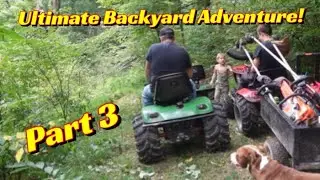 Ultimate Backyard Adventure PART 3 Extreme Trail Clearing!