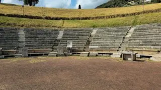 Antikes Messene Peloponnes Rundgang im August 2024/ Ancient Messene