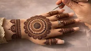 Mandala henna design | henna design for Eid 2026 || Mandala mehendi design @HennabyAyshaNavaz