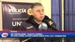 INTELIGENCIA CRIMINAL RECUPER&Oacute; ELEMENTOS ROBADOS EN BELL VILLE Y JUSTINIANO POSSE
