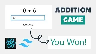 How to create Addition Games | React Js & Tailwind CSS projects