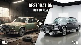 Restoring a Toyota Century   Full Engine, Chassis   Body Rebuild of a JDM VIP Legend