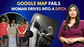 Google Maps Misguides Woman in Navi Mumbai, Sends Her Car Into Water-Filled Ditch | News9