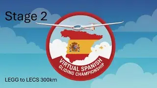 VSGC // CAMPEONATO VIRTUAL DE ESPA&Ntilde;A DE VUELO SIN MOTOR // STAGE 2 LEGG to LECS 300KM // AS 33 Me