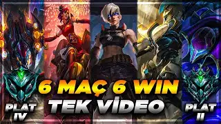 Plat 4'den Plat 2 Nasıl &Ccedil;ıktım ? - 6 Jungle Ma&ccedil;ı Tek Video - LoL