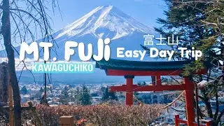 LIVING IN JAPAN 093 | Mt. Fuji Easy Day Trip via Highway Bus | Beautiful Town of Kawaguchiko