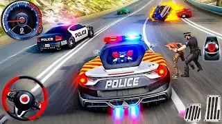 US Police Car Transporter Driving - Police Trailer Truck Driver Simulator 3D - Android GamePlay