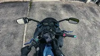Yamaha XJ6 Diversion F x DJI Osmo Action 4 | Testrun