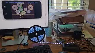 Audio reactive LEDs with WLED and MIDI