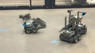Robot Soccer League Matchup- The Ax and Obi-Wan vs G Money and Fortnite Sweat.