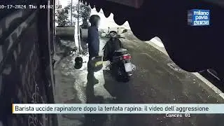 Barista uccide rapinatore dopo la tentata rapina: il video dell&rsquo;aggressione