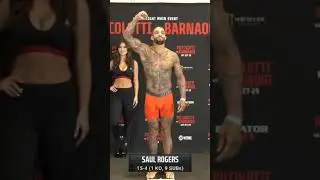 Saul Rogers vs Tim Wilde FACE OFF! #mma #shorts #bellator #ukmma #youtubeshorts