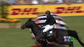 Cian and Copain du Perchet winning the 5* Aachen Speed Derby in July 2017