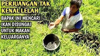 AKTIVITAS WARGA DI TENGAH PANAS TERIK MATAHARI DI KAMPUNG PEDALAMAN YANG TAK KENAL LELAH