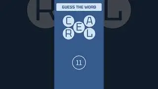 CAN YOU GUESS THE SCRAMBLED WORD? WORD SCRAMBLE PUZZLE No. 311