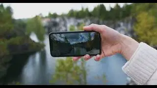 Person Taking Photo of Nature